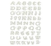 Stickers Dentelle 3d - Alphabet Majuscule