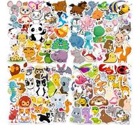 Stickers Animaux 200 Pcs Kawaii, Gommettes Vinyle Imperméable 3-6 Ans - Scrapbooking, Journal, Gourde