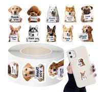 Stickers Animaux | 500 Autocollants Esthétiques Merci Rouleau,Autocollants | Filles Adolescents Adultes Étudiants Enseignants École Maternelle Primaire