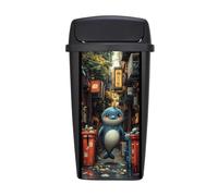 Stickers Animaux Bleus Grand Adhésif Imperméable Stickers Pour Réfrigérateur, Jardin, Allées, Décoration Murale 38X82Cm*2