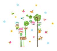 Stickers animaux et l’arbre magique