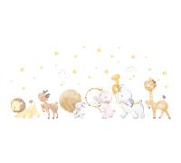 Stickers animaux musicaux aquarelles