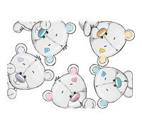 Stickers animaux oursons qui se cachent