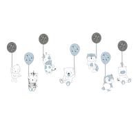 Stickers animaux rigolos et les ballons magiques