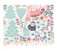 Stickers animaux scandinaves bucoliques
