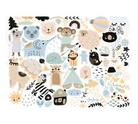 Stickers animaux scandinaves rigolos