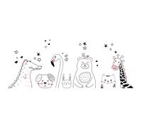 Stickers animaux veilleurs de la nuit