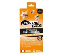 Stickers anti-mouches : éradication rapide, 4 mois de protection