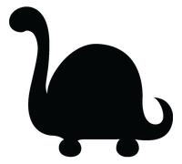 Stickers Ardoise Dinosaure Diplodocus
