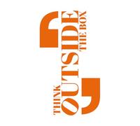 Stickers artistiques en vinyle Phrase de motivation : Penser différemment 30x52.2cm N'abîme pas le mur Orange