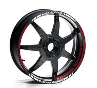 Stickers Autocollant De Roue De Moto pour Suzuki GSX-S 1000 GT, Autocollant De Jante Réfléchissant, Bande À Rayures De 17 Pouces, Accessoires(Color1)