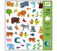 Stickers autocollants Djeco 160 pc Animaux jeux créatifs Enfants 4 à 8 ans G