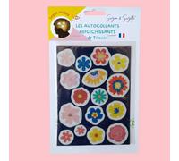 stickers autocollants réfléchissants Titouan Suzon et Suzette ( Fleurs )