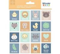 Stickers bébé - Mon poussin - 3,5 cm - 32 pcs Multicolore G