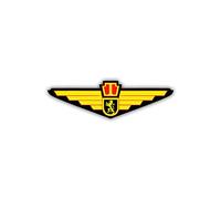 Stickers-belges armée de chevaux et cocarde blason écussons emblème militaire armée belgique compatible avec vW golf mercedes benz, audi, opel, 10 x 3 cm-a1072