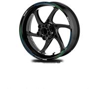 Stickers Bords De Jantes Autocollants pour Jantes De Moto pour Ho&NDA pour Forza NSS350 FPRZA NSS750, Bandes Réfléchissantes Roue Autocollant Jante Decal(Couleur 9)