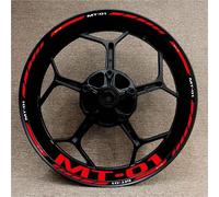 Stickers Bords De Jantes Autocollants pour Jantes De Moto pour Yamaha MT-01 MT 01 MT01 17 Pouces, Résistants À La Pluie Roue Autocollant Jante Decal(Couleur 21)