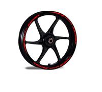 Stickers Bords De Jantes Autocollants pour Jantes De Moto pour Yamaha N-Max, NMAX125, 155, Nmax, Bandes Réfléchissantes Roue Autocollant Jante Decal(Couleur 2)