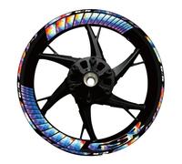 Stickers Bords De Jantes Autocollants Réfléchissants pour Jantes De Moto pour Suzuki GSXR 600 750 1000 150 Roue Autocollant Jante Decal(Couleur 4)