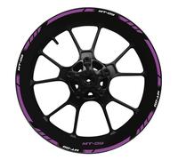 Stickers Bords De Jantes Autocollants Réfléchissants pour Jantes De Moto pour Yamaha MT-09 MT 09 MT09 Roue Autocollant Jante Decal(Couleur 19)