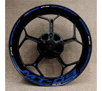 Stickers Bords De Jantes Autocollants Réfléchissants pour Jantes De Moto pour Yamaha MT-09 MT 09 MT09 Roue Autocollant Jante Decal(Couleur 9)