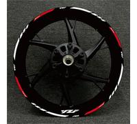 Stickers Bords De Jantes Autocollants Réfléchissants pour Jantes De Moto pour Yamaha YZF R15 YZF-R15 YZFR15 Roue Autocollant Jante Decal(Couleur 15)