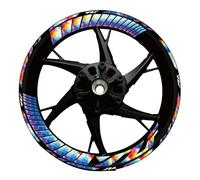 Stickers Bords De Jantes Autocollants Réfléchissants pour Jantes De Moto pour Yamaha YZF R3 YZFR3 YZF-R3 Autocollants Réfléchissants pour Jantes Roue Autocollant Jante Decal(Couleur 1)