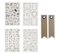 Stickers Bulles Et Flèches Pour Bullet Journal + 20 Étiquettes Kraft Fanion