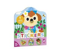 Stickers - Cahier de Stickers Repositionnables - Thème Le Jardin - Dès 18 mois - Loisir Créatif Enfant