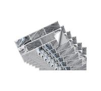 Stickers Carrelage Cuisine, Sticker Carreaux Salle de Bains, Autocollant en Tuile Auto-Adhésif Sticker Imperméable en PVC Autocollants de Carreaux Carrelage Adhesif Mural Autocollant 30 x 15cm x 18pcs