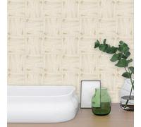 Stickers Carrelage Modèle Jaune Feuilles De Sticker Carrelage En Vinyle 3D Imperméables À Décoller Et À Recoller Pour Mur De Cuisine, Salle De Bain