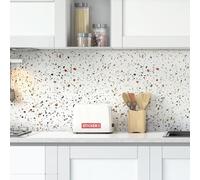 Stickers Carrelage Terrazzo Classique 10 x 10 cm | 24 Carreaux