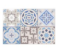 Stickers carrelages sol Hortensia anti-dérapant - 60 x 90 cm