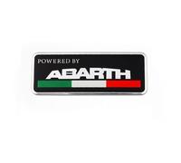 Stickers Carrosserie pour Abarth 595 Abarth 500 Abarth 124 Spider, Badge Plaque Signalétique Signe Décoration Autocollants Amovible Autocollant Logo Voiture,8×3cm