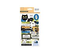 Stickers cartonnés Phosphorescent - Halloween - 58 pcs