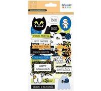 Stickers cartonnés Phosphorescent - Halloween - 58 pcs Phosphorescent G