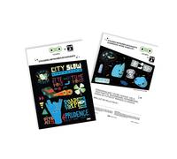 Stickers city slow couleur
