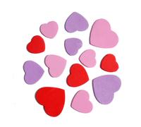 Stickers Coeurs Mousse 2 À 4 Cm 22 Pièces