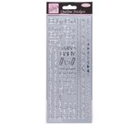 Stickers Contour D'anita - Nouveau Bébé - Argent