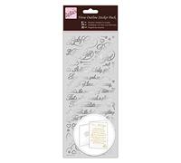 Stickers Contour D'anita - Versets - bébé Fille - Argent