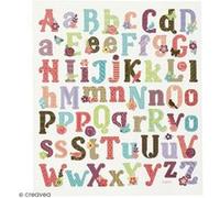 Stickers Creativ Company - Alphabet - 59 pcs environ G