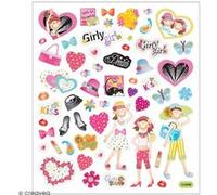 Stickers Creativ Company - Girly - 40 pcs environ G
