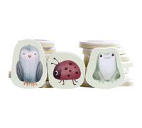 Little Dutch Forest Friends & Fairy Garden 2013811 Lot de 16 figurines en mousse de bain