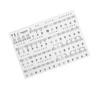 Stickers De Clavier PVC Pour 88 61 54 Pianos Clés Symboles Du Personnel Remarque Adhésif Amovible Identification Pour Tous Les Apprenants Stickers De Clavier Électronique