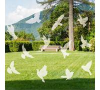 Stickers de Fenêtre Anti-Collision : 16 Oiseaux, 24 Papillons ou 26 Plantes | Autocollants oiseaux statiques en PVC, sans colle, embellissent les vitres et préviennent efficacement les collisions