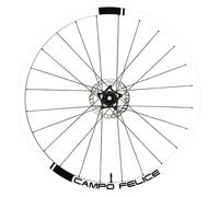 Stickers de jante de vélo 26" - 27,5" - 28-29" pouces, autocollants pour jantes de vélo VTT, stickers pour jantes de vélo VTT Bardonecchia B0151 (NOIR BRILLANT, 28-29" pouces)