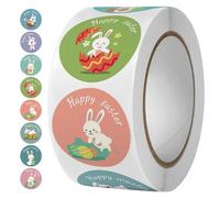 Stickers de lapin de Pâques - Autocollants de Pâques 1000, Étiquettes décoratives auto-adhésives | Autocollants de Pâques Kids, Happy Pâques Autocollants Artisanat, cartes Art Oeuf Décoration de P
