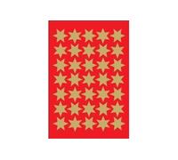 Herma Autocollants HERMA 3904 – Lot de 105 étoiles dorées 16 mm en papier – Noël