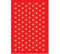 Herma Autocollant de Noël Décor «Sterne» 6 mm Doré