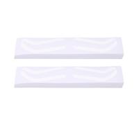 Stickers de Pochoir à Sourcils Jetables Modèles de Sourcils Adhésifs Hygiéniques 100 Feuilles Idéales pour les Artistes Microbladants Adaptés à Toutes les Formes et Tailles Visage (Un type)